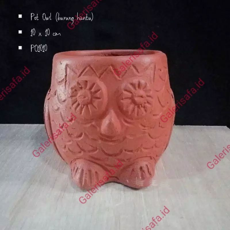 pot gerabah pot unik. pot lucu. pot sukulen