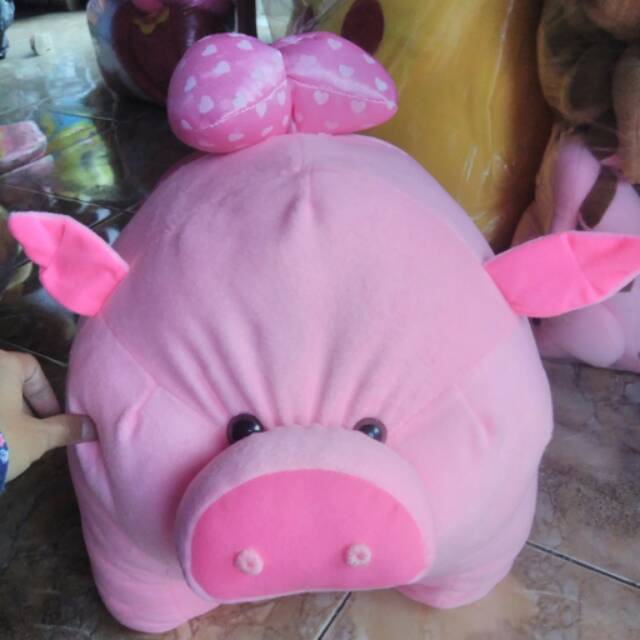 BONEKA BABI PITA JUMBO / BABI PINK / pig besar