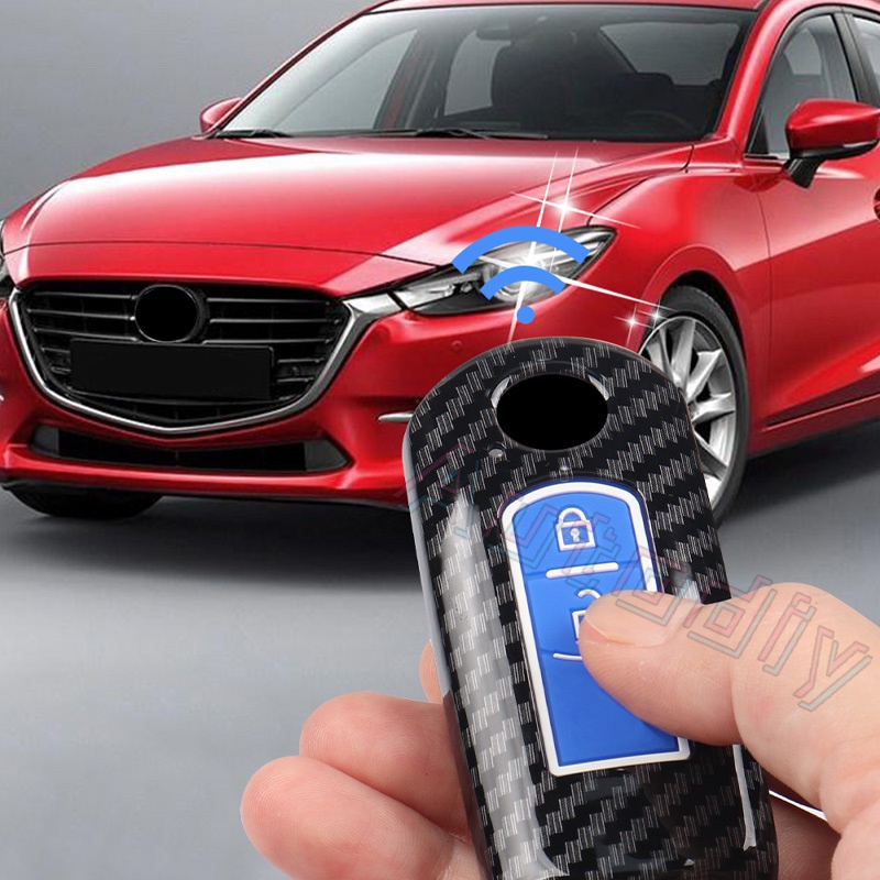 Case Kunci Smart Remote Fob Kunci Mobil Case Cover Mobil Mazda 2 3 5 6 CX3 CX4 CX5 CX7 CX8 CX9 MX5 Mazda2 Mazda3 Mazda6 Lembut Anti Gores Untuk Mazda 3 Mazda CX30