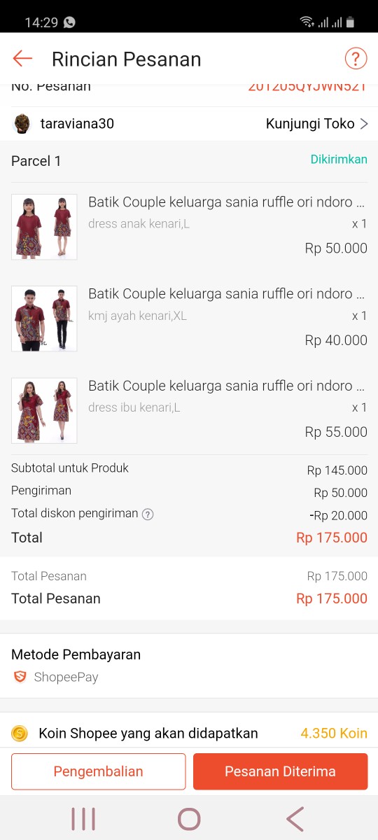 Batik Couple Keluarga Sania Ruffle Ori Ndoro Jowi Dnt Motif Tenun