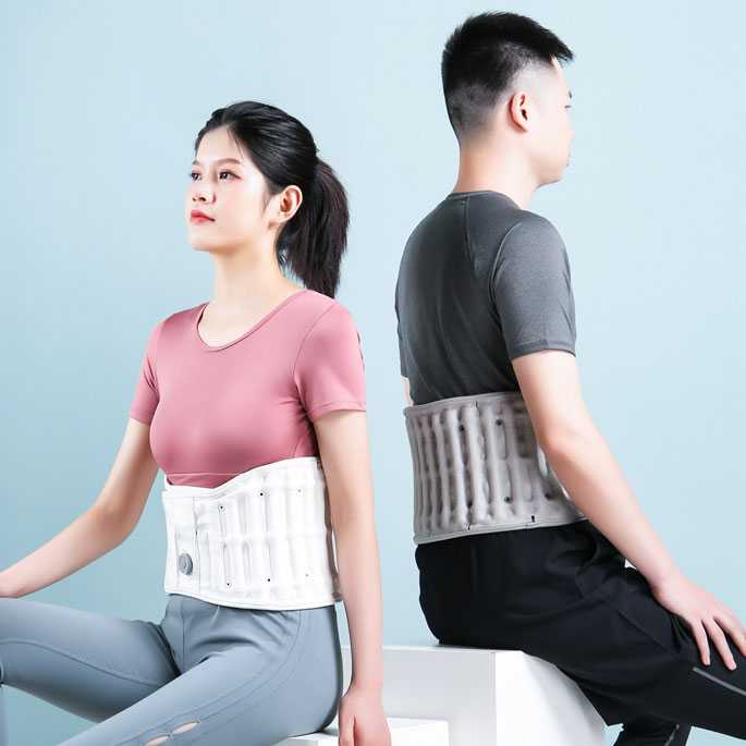 Lumbar Back Support Heat Manset Terapi Tulang Belakang PMA-D30