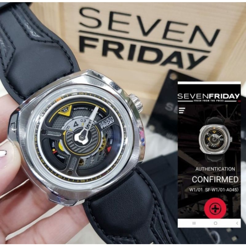 JamTangan seven5day W1/01 automatic, mesin miyota Japan, NFC aktif