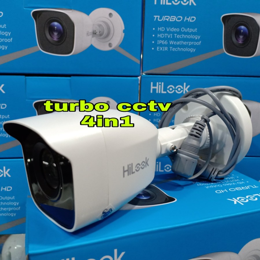 PAKET CCTV HILOOK 4 CHANNEL KAMERA FULL HD 2MP CAMERA Promo Diskon FREE KABEL 40M