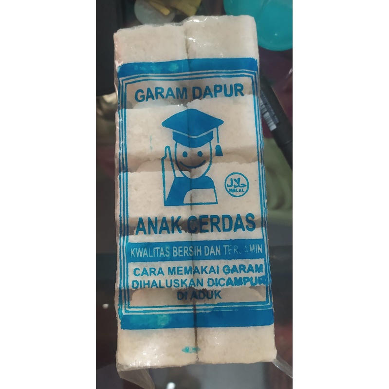 

Garam dapur anak cerdas isi 20pcs netto 750gr