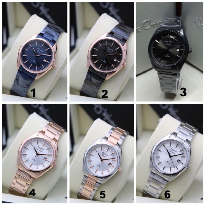 Jam tangan wanita Alexandre Christie AC 8648 AC8648 original garansi resmi