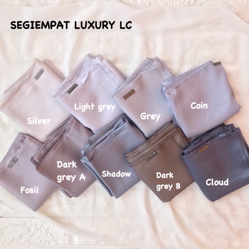 [BISA COD] TERMURAH SQUARE LUXURY PLAIN LC ORI UMAMA / JILBAB SEGIEMPAT SINAR COTTON LUREX LASER CUT