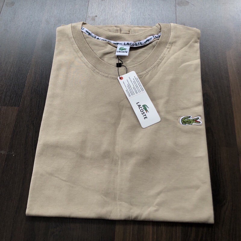 BAJU KAOS| KAOS LACOSTE LOGO BORDIR 1:1 MIROR ORIGINAL | BISA COD