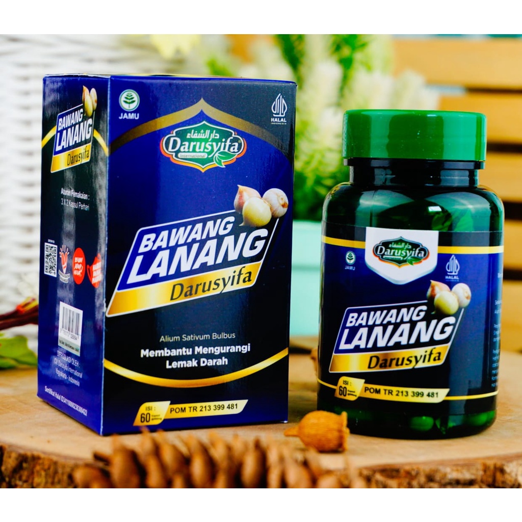 Kapsul Ekstrak Bawang Lanang DARUSYIFA | Bawang Putih Tunggal