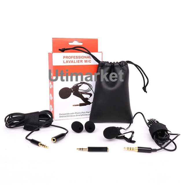 microphone clip on taffstudio taffware lavalier jack 3,5mm