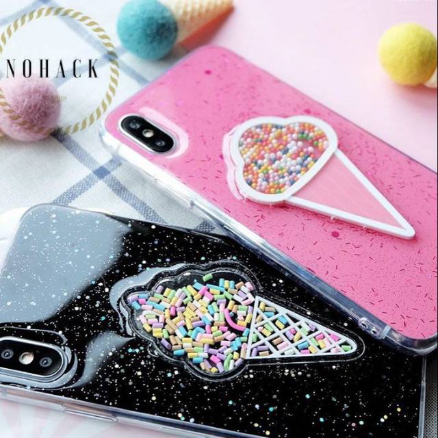 Ice cream case cute ip oppo iphone 5 5s se 6 6s 6s+ plus 7