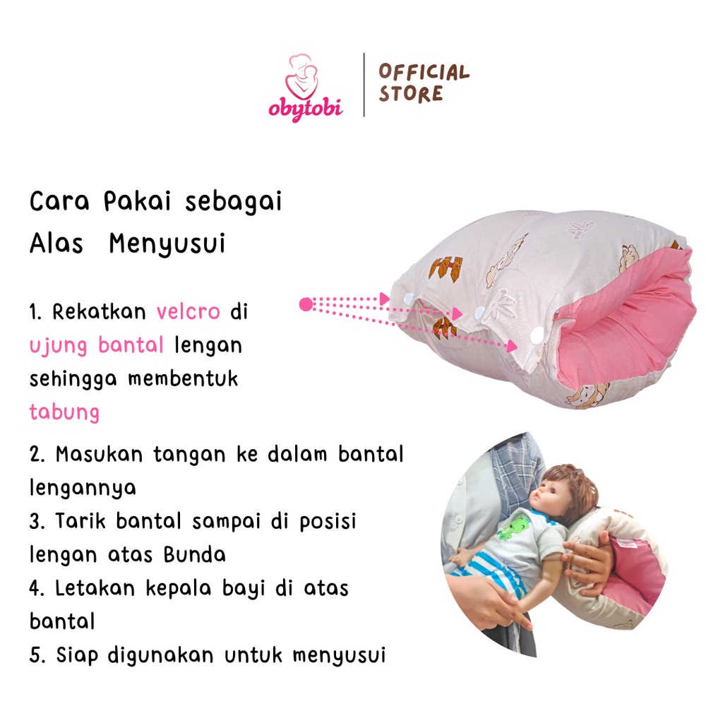 Obytobi Bantal Tangan Menyusui Lilit OB-017-1B