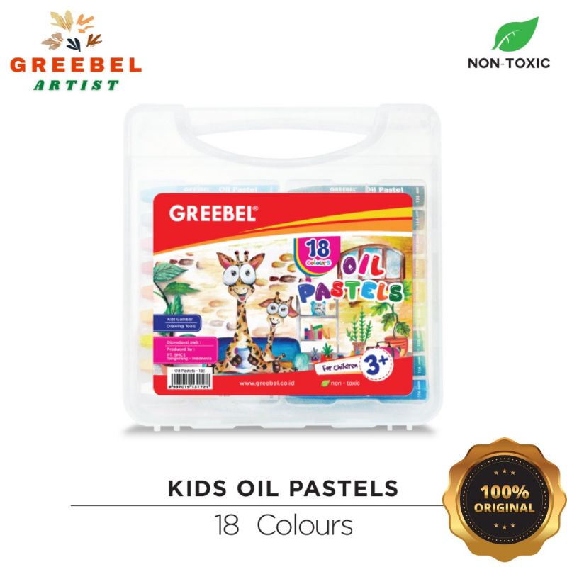 

Crayon Greebel Oil Pastel 18 Warna