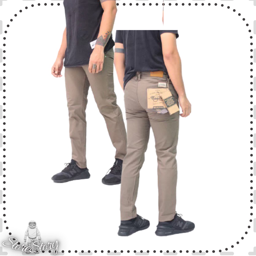 Store Story - Celana Chino Panjang Pria - Celana Chino Slimfit - Chino Standar - Chino Panjang - Cel