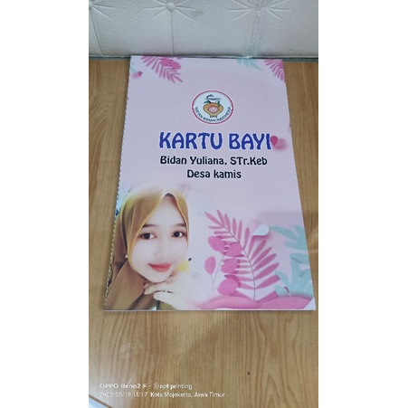 Buku Admin kebidanan custum COVER UKURAN FOLIO