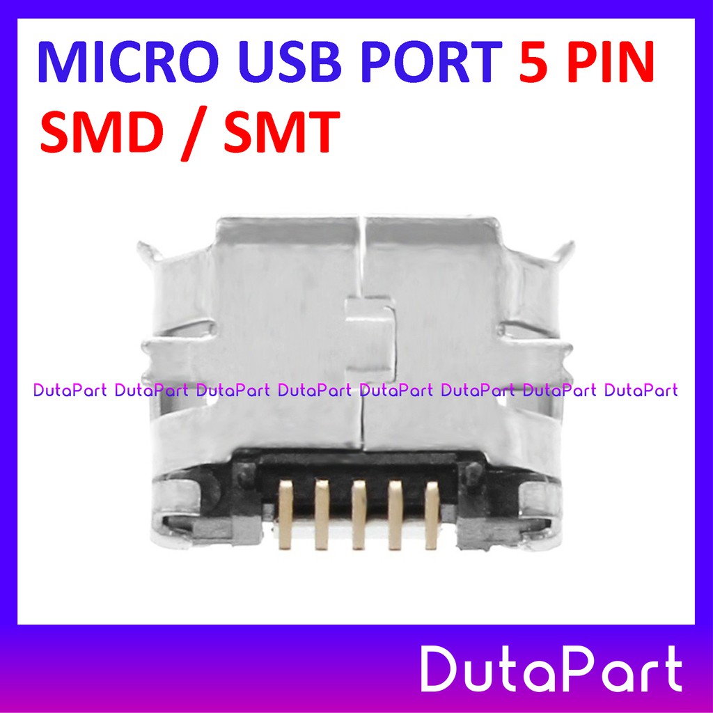 Micro USB Port 5P 5 Pin Connector Konektor Charging Port Jack SMD SMT