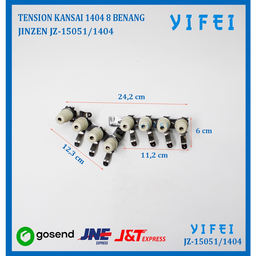 TENSION KANSAI 1404 8 BENANG 40-144 DFB-1402 YIFEI-15051/1404