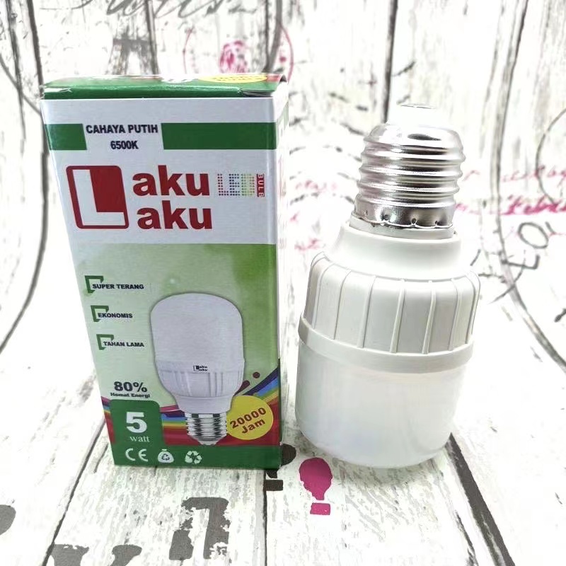 BOHLAM BOLA LAMPU LED 5W 5WATT 5 WATT LAKU LAKU HEMAT ENERGI MURAH