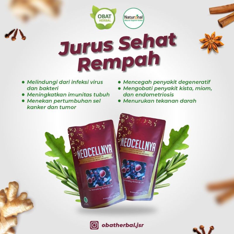 

Teh Herbal Neocellnya - miom, kanker, pcos, kista, promil
