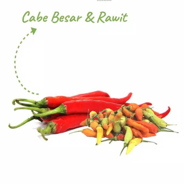 Paket Cabe Merah Besar Dan Cabe Rawit