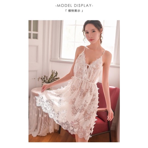 Sexy Lingerie / Lingerie Seksi / Baju Tidur Sexy Wanita Lingerie Sexy Sleepwear Wanita 31-Putih