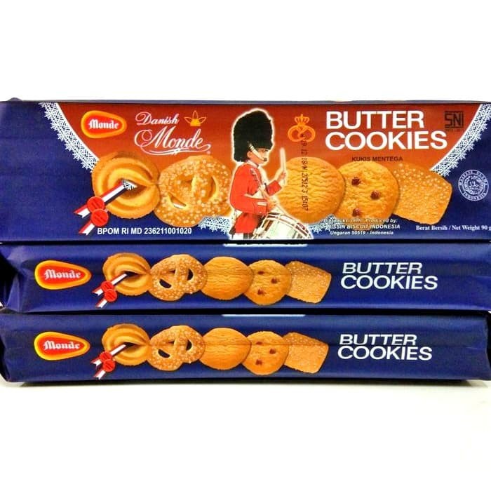 

BISKUIT BUTTER COOKIES MONDE DANISH 90 GR BLUE BISCUIT