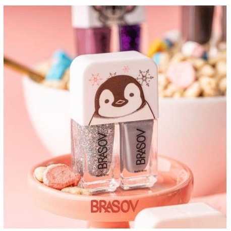 [PER BOX] * NCC * Brasov Kutek 2 in 1 Cutex Nail Polish Cat Kuku (isi 12 Set)