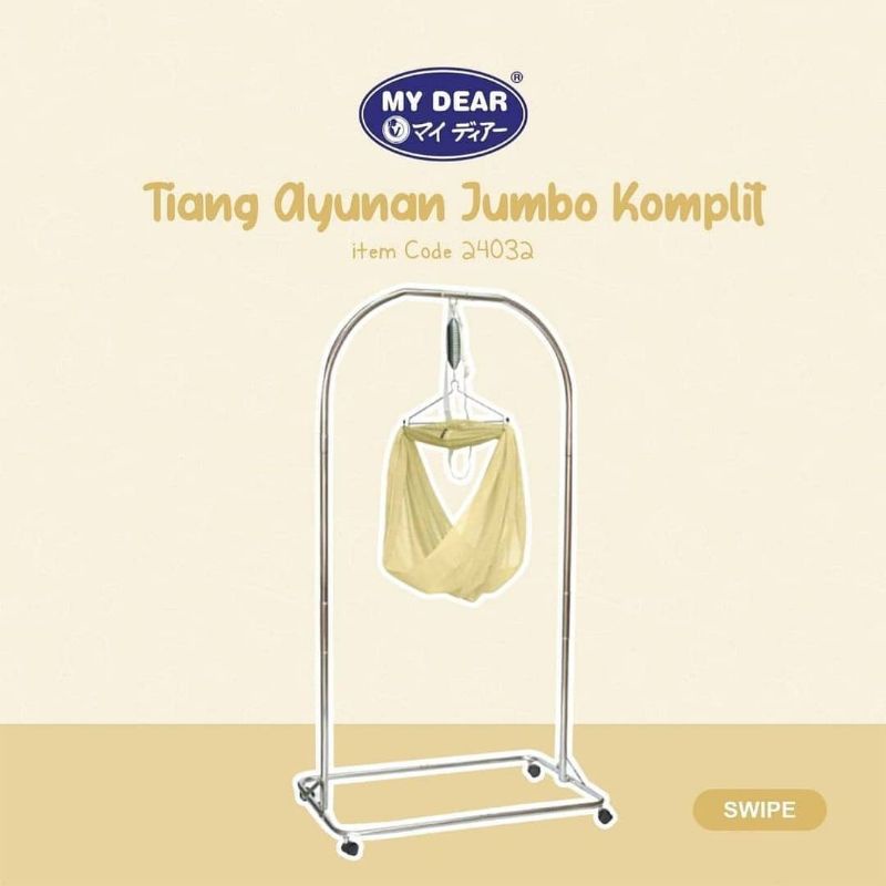 My Dear Tiang ayunan Jumbo Komplit - Standar Komplit / Besi ayunan