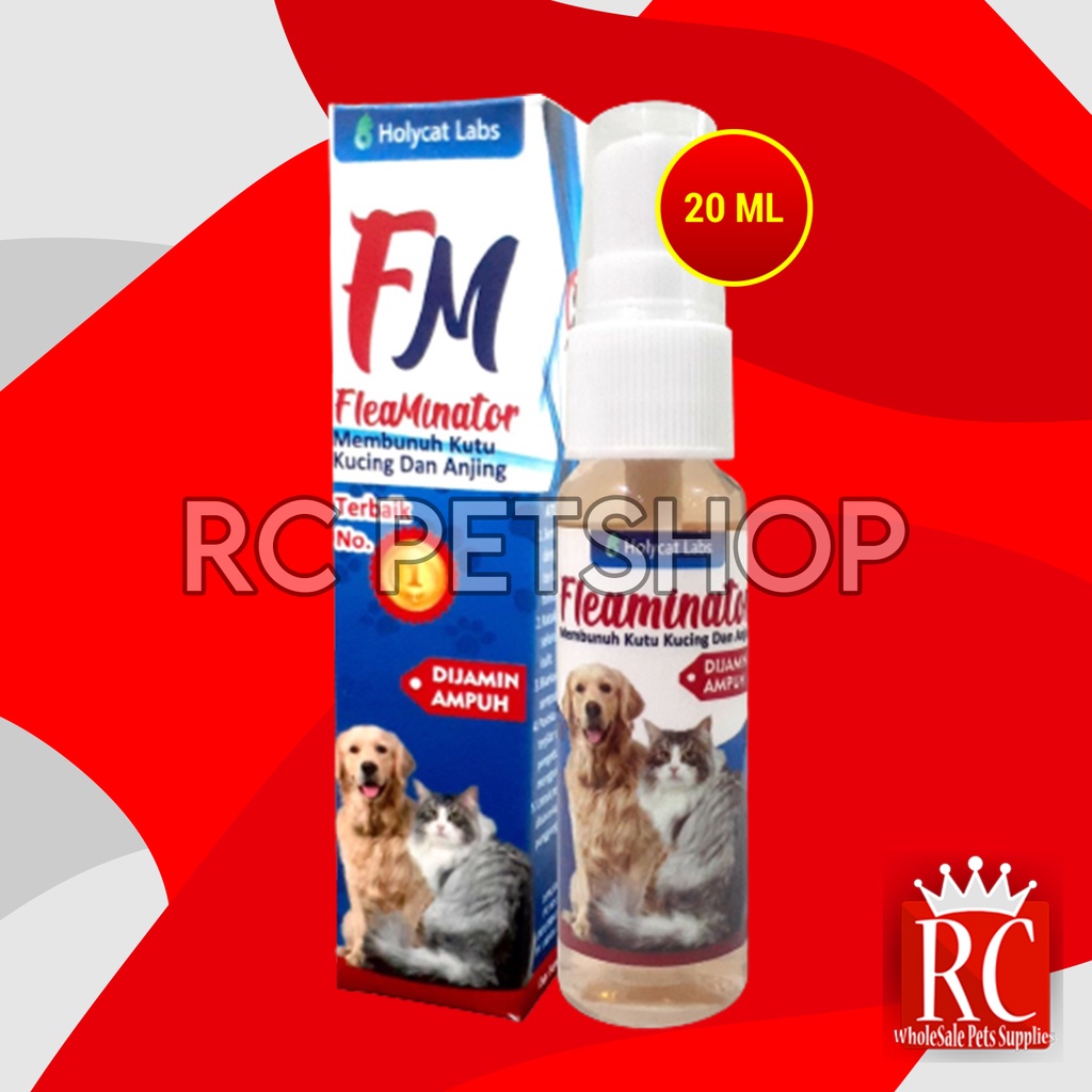 Obat Tetes Kutu Flea Minator Cat dog 20ML