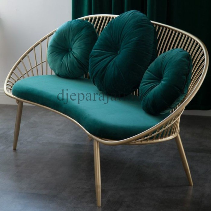 Bangku jari2 besi terbaru kursi modern dudukan busa