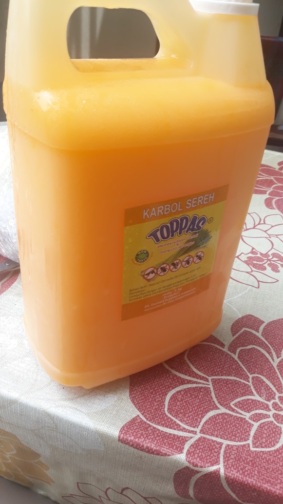 Toppas Karbol Sereh - 5 L 5l 5 Liter -grabgojek