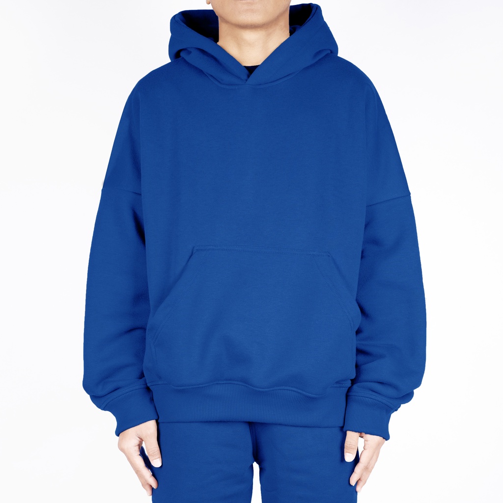 Oversized Boxy Hoodie Royal Blue