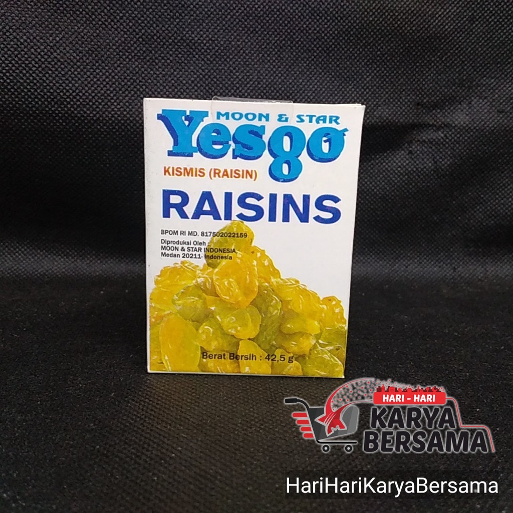 

YESGO RAISINS KUNING 42.5GR