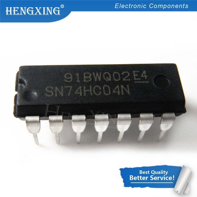 100pcs Ic SN74HC04N 74HC04N 74HC04 DIP-14