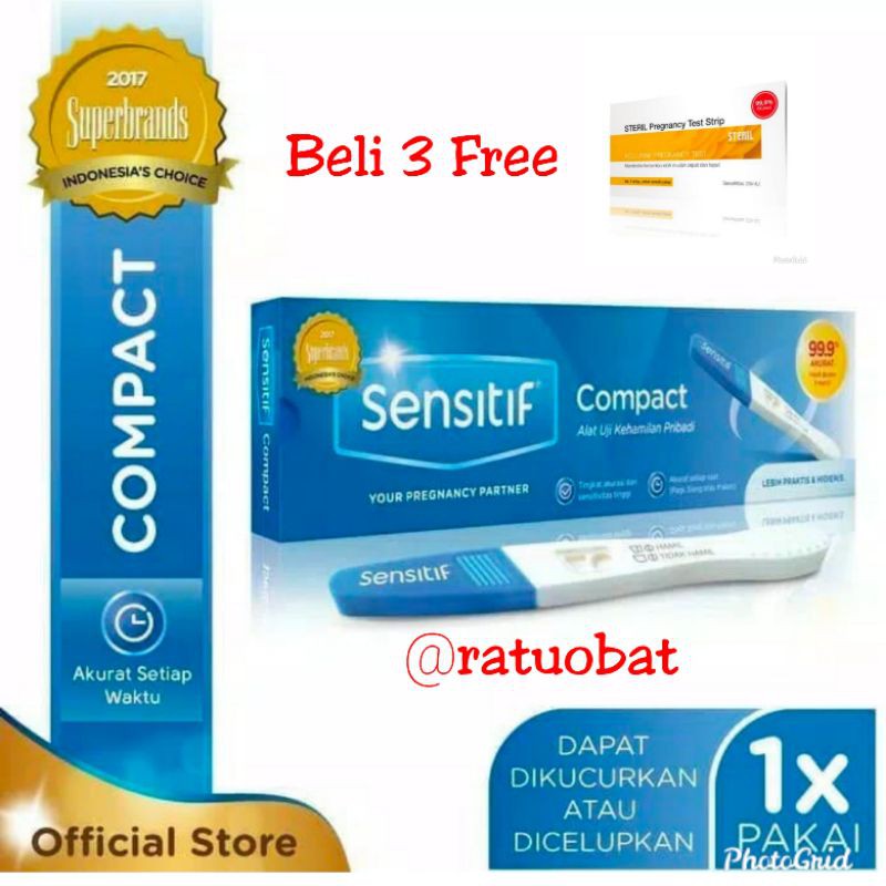 Testpack Test pack Tes hamil test kehamilan Tespek privasi aman Sensitif compact strip dan Uc alat tes kehamilan Tespek Testpack