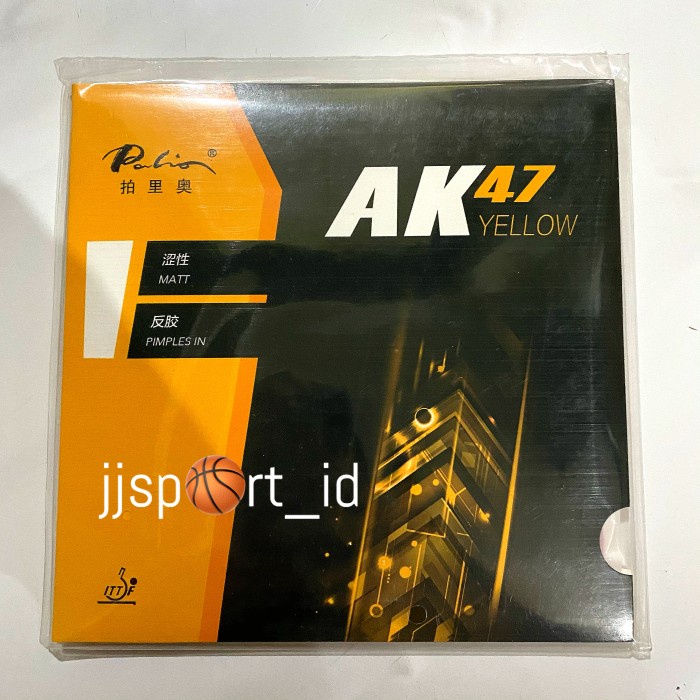 PROMO KARET BET PINGPONG KARET BAT PINGPONG PALIO AK47 YELLOW T415T
