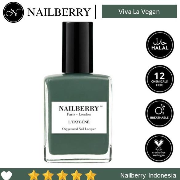Nailberry Loxygene Halal Breathable Nail Polish - Viva La Vegan