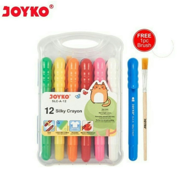 

Sale Joyko Silky Crayon Twist Slc-A-12 Hemat