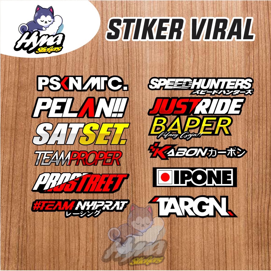 Jual Stiker Print Stiker Racing Terbaru Stiker Motor Stiker Harga Satu ...