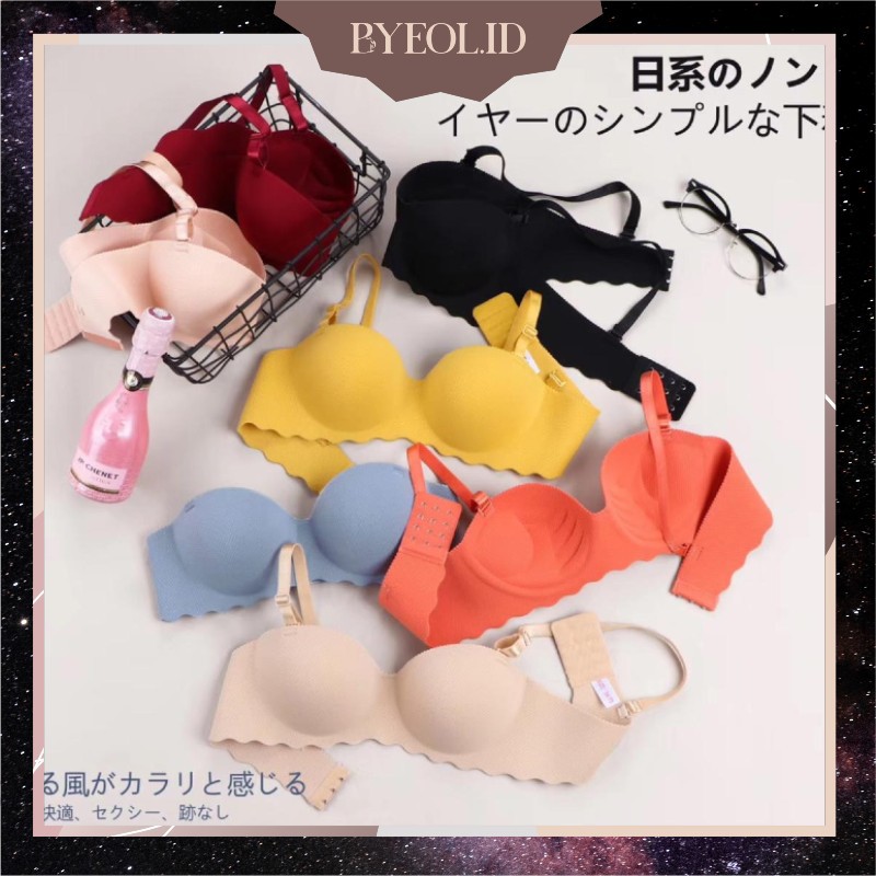 (BYEOL.ID) BYEOL-U003 Push-up Bra Pakaian Dalam Wanita BH Import Wanita Seamless Ta npa Kawat Busa T