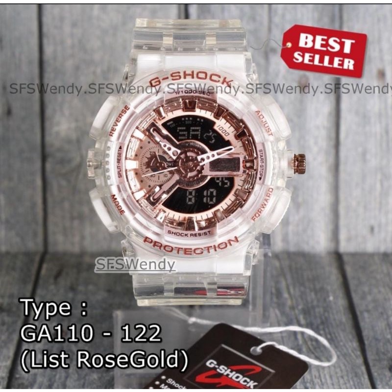Jam Tangan GS Pria dan Wanita Transparan Jam Tangan Terlaris