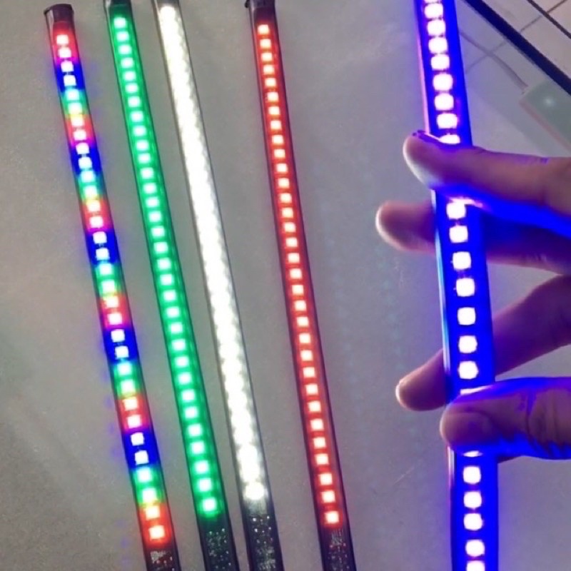 Lampu kolong led strip 12 Volt bis truk running flexible waterproof 32Cm 5050led