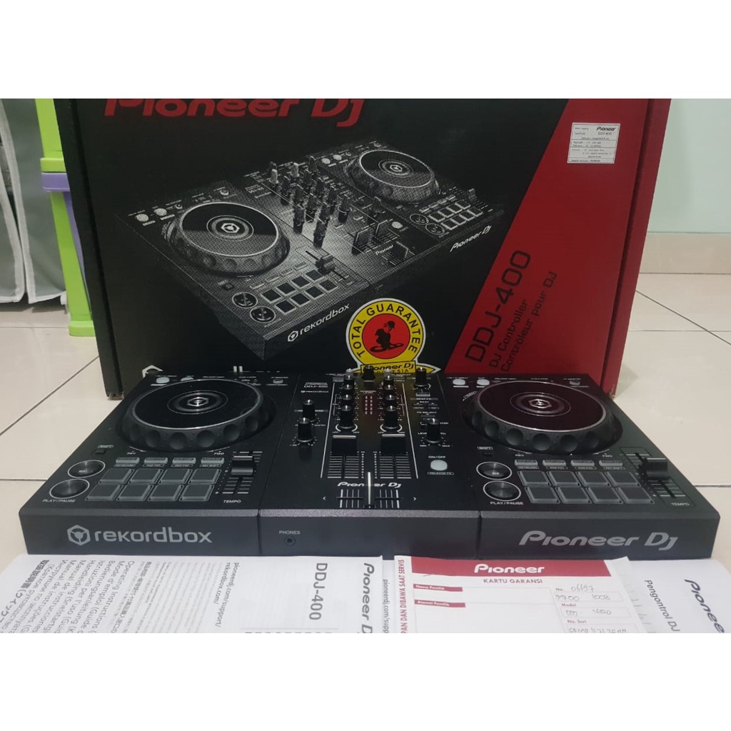 Alat DJ Pioneer DDJ 400 Fullset Box & Manual Book Controller DJ Pioner