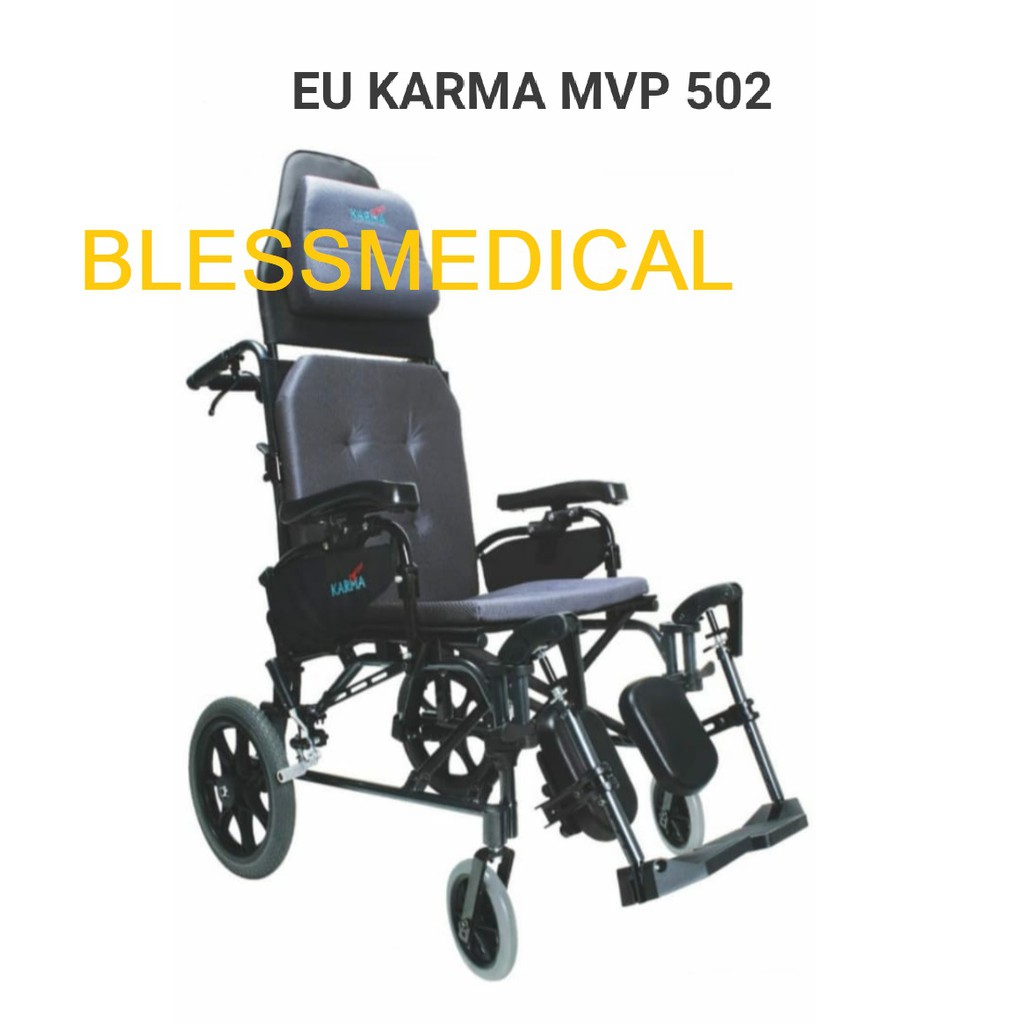 Kursi Roda Karma MVP 502 Reclining Original ( Dapat direbahkan/tidur )