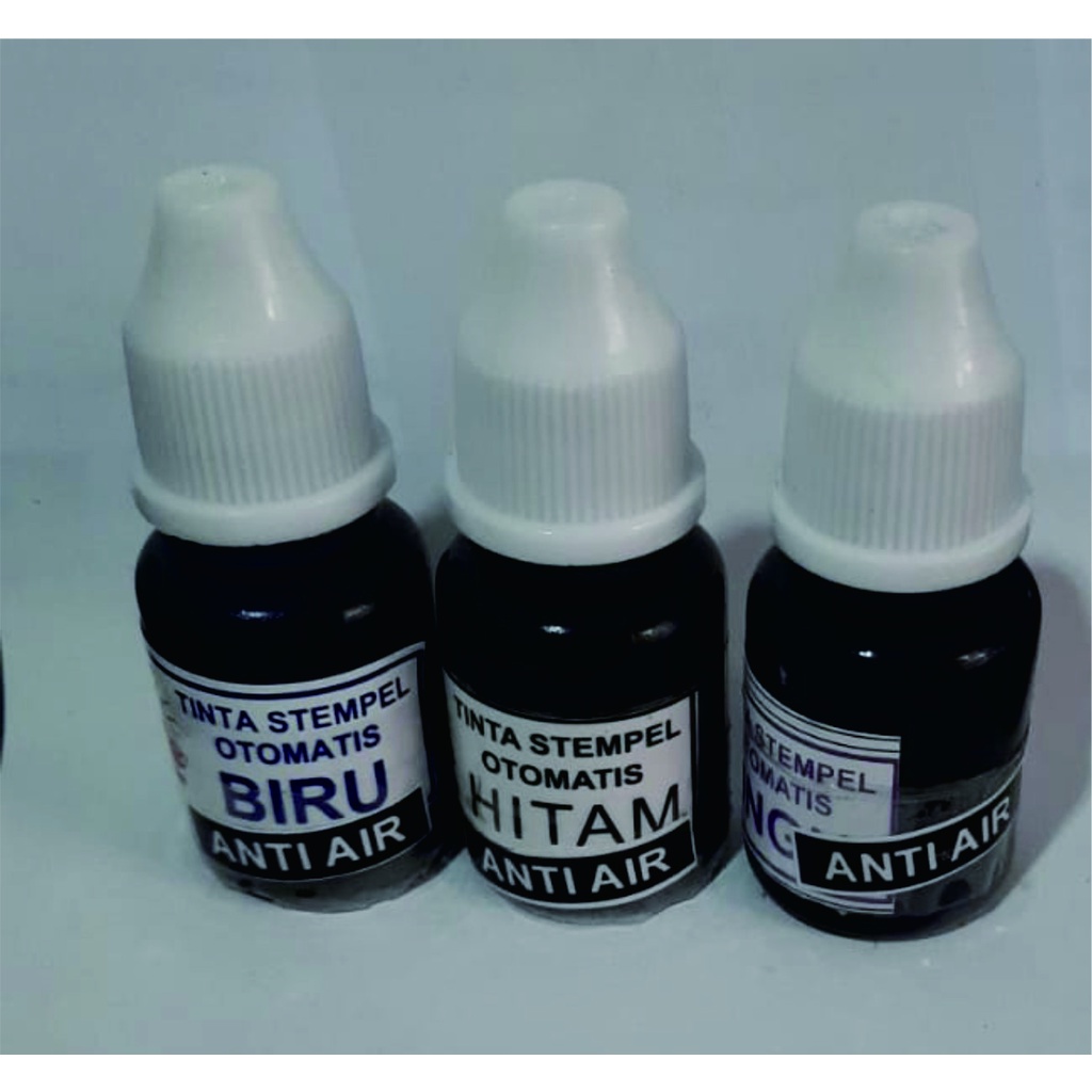 

JUAL TINTA STEMPEL OTOMATIS ANTI AIR DAN CEPAT KERING BOTOL 5 ML