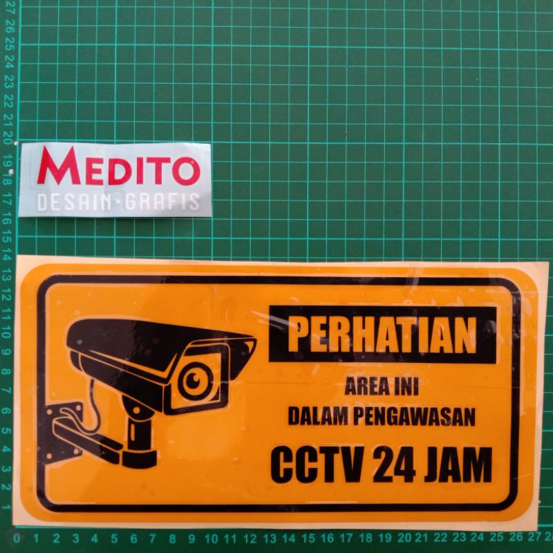 Sticker Cutting CCTV 24 JAM