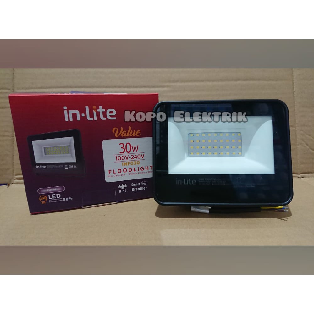 Inlite Lampu Sorot 30 Watt LED Inlite Sorot Value INF030 Floodlight