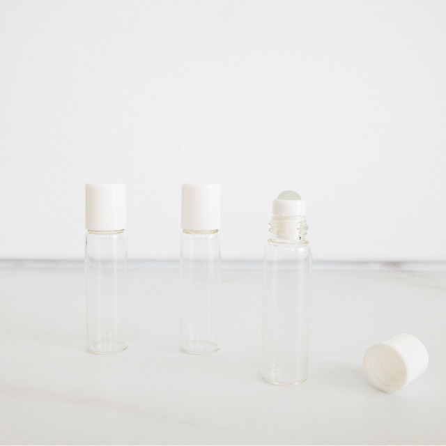 Botol kosong roll on kaca bening 5ml untuk essential oil dan parfum praktis untuk travelling