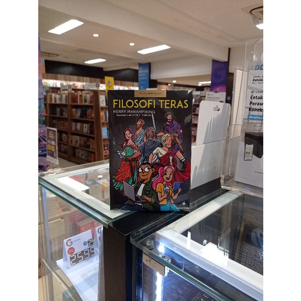 Buku Filosofi Teras Cover Hitam - Henry Manapiring Original Gramedia