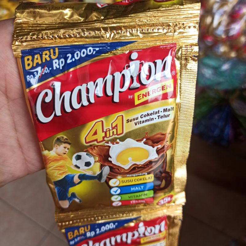 

Minuman Sereal Energen Rasa Cokelat Renceng CHAMPION