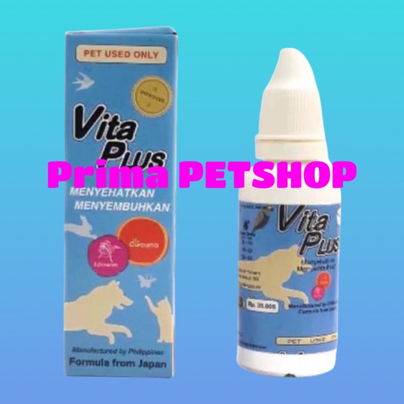 VITA PLUS 30ml MULTIVITAMIN ANJING KUCING